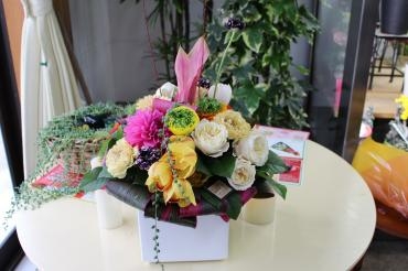 送別シーズン終わりました～。|「かつべ生花店」　（島根県出雲市の花屋）のブログ